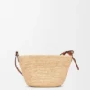 Rafya ve Dana Derisinden Slit Pochette Çanta Rafya ve Dana Derisinden Slit Pochette Çanta