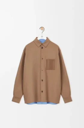 Saf Yün ve Kaşmir Overshirt
