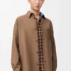 Saf Yün ve Kaşmir Overshirt
