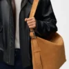 Süet Dana Derisinden Büyük Loop Hobo Süet Dana Derisinden Büyük Loop Hobo