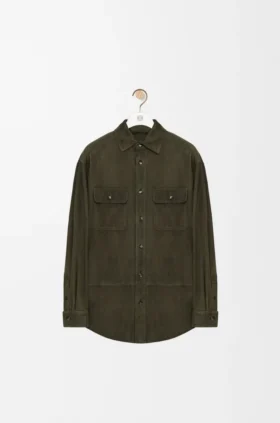 Süet Keçi Derisinden Üretilmiş Overshirt