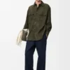 Süet Keçi Derisinden Üretilmiş Overshirt