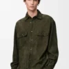 Süet Keçi Derisinden Üretilmiş Overshirt