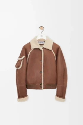 Shearling Bomber Ceket