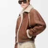 Shearling Bomber Ceket Shearling Bomber Ceket