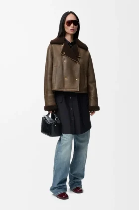 Shearling ceket