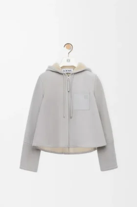 Shearling Kapüşonlu Ceket