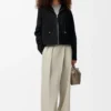 Shearling Kapüşonlu Ceket Shearling Kapüşonlu Ceket