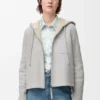 Shearling Kapüşonlu Ceket Shearling Kapüşonlu Ceket