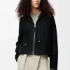 Shearling Kapüşonlu Ceket Shearling Kapüşonlu Ceket