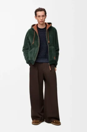 Shearling Kapüşonlu Sweatshirt