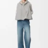 Shearling Kapüşonlu Yelek Shearling Kapüşonlu Yelek