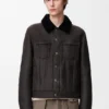 Shearling Trucker Ceket