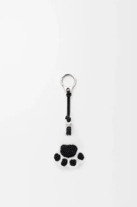 Shearling ve Dana Derisinden Paw Charm