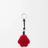 Shearling ve Dana Derisinden Paw Charm Shearling ve Dana Derisinden Paw Charm