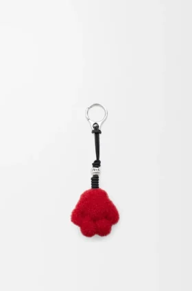 Shearling ve Dana Derisinden Paw Charm