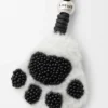 Shearling ve Dana Derisinden Paw Charm Shearling ve Dana Derisinden Paw Charm