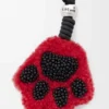Shearling ve Dana Derisinden Paw Charm Shearling ve Dana Derisinden Paw Charm