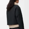 Shearling ve Pamuk Karışımlı Puffer Ceket Shearling ve Pamuk Karışımlı Puffer Ceket