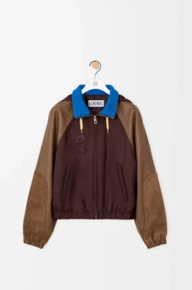 Teknik Kumaştan Bomber Ceket