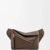 Tırtıklı Dana Derisinden Küçük Puzzle Bumbag Tırtıklı Dana Derisinden Küçük Puzzle Bumbag
