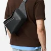 Tırtıklı Dana Derisinden Küçük Puzzle Bumbag Tırtıklı Dana Derisinden Küçük Puzzle Bumbag