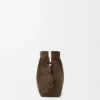 Tırtıklı Nubuk Deriden Orta Boy Flamenco Clutch Tırtıklı Nubuk Deriden Orta Boy Flamenco Clutch