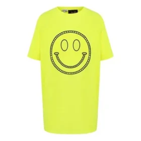 Unisex Smiley Baskılı Sarı S616341X65-8147
