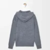 Yün Anagram Fermuarlı Kapüşonlu Sweatshirt