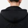 Yün Anagram Fermuarlı Kapüşonlu Sweatshirt