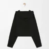 Yün Anagram Fermuarlı Kapüşonlu Sweatshirt Yün Anagram Fermuarlı Kapüşonlu Sweatshirt