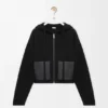 Yün Fermuarlı Kapüşonlu Sweatshirt Yün Fermuarlı Kapüşonlu Sweatshirt