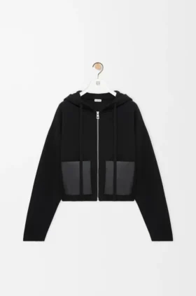 Yün Fermuarlı Kapüşonlu Sweatshirt Yün Fermuarlı Kapüşonlu Sweatshirt