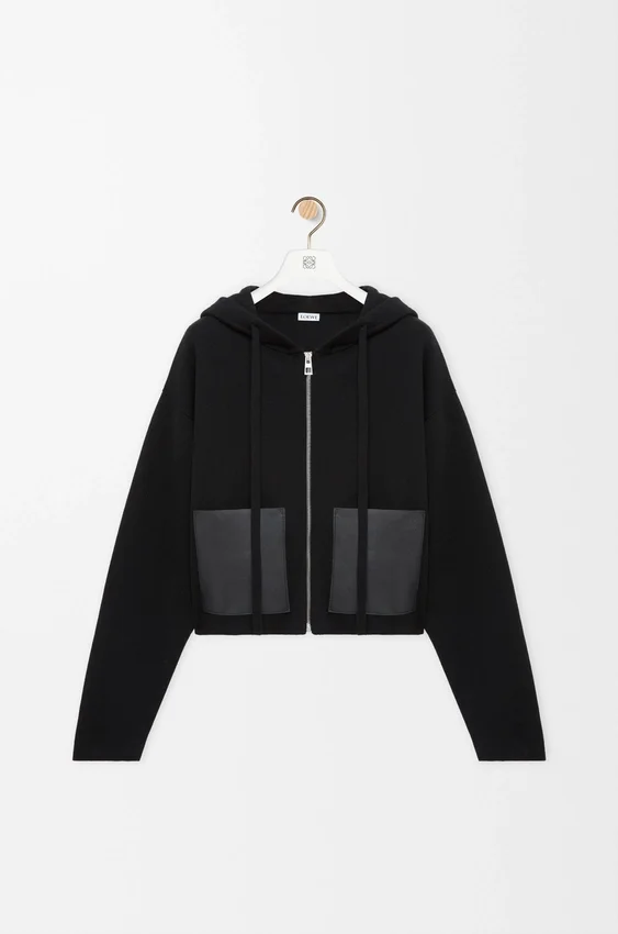 Yün Fermuarlı Kapüşonlu Sweatshirt Yün Fermuarlı Kapüşonlu Sweatshirt