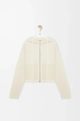 Yün Fermuarlı Kapüşonlu Sweatshirt Yün Fermuarlı Kapüşonlu Sweatshirt