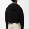 Yün Fermuarlı Kapüşonlu Sweatshirt Yün Fermuarlı Kapüşonlu Sweatshirt
