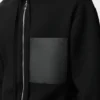 Yün Fermuarlı Kapüşonlu Sweatshirt