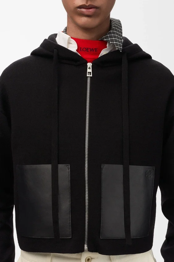 Yün Fermuarlı Kapüşonlu Sweatshirt Yün Fermuarlı Kapüşonlu Sweatshirt