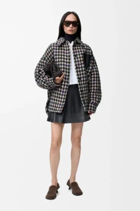 Yün Karışımlı Overshirt