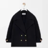 Yün Pebble Peacoat Yün Pebble Peacoat