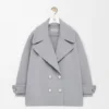 Yün Pebble Peacoat Yün Pebble Peacoat
