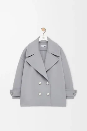 Yün Pebble Peacoat