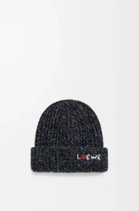 Yün, İpek ve Alpaka Karışımından Beanie
