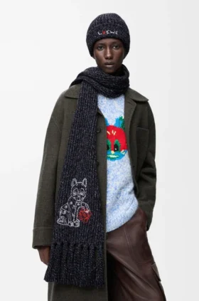 Yün, İpek ve Alpaka Karışımından Beanie