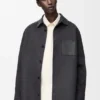 Yün ve Kaşmir Overshirt Yün ve Kaşmir Overshirt