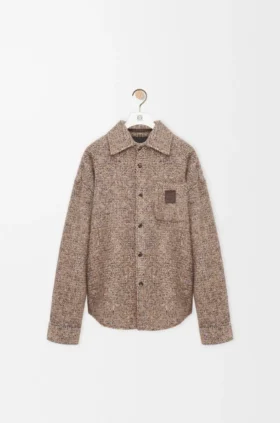 Yün ve Lama Karışımından Üretilmiş Overshirt