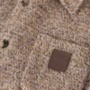 Yün ve Lama Karışımından Üretilmiş Overshirt Yün ve Lama Karışımından Üretilmiş Overshirt