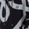 Yün ve Pamuktan Üretilmiş Fermuarlı Kapüşonlu Sweatshirt Yün ve Pamuktan Üretilmiş Fermuarlı Kapüşonlu Sweatshirt