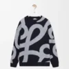 Yün ve Pamuktan Üretilmiş Sweatshirt Yün ve Pamuktan Üretilmiş Sweatshirt