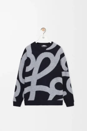 Yün ve Pamuktan Üretilmiş Sweatshirt